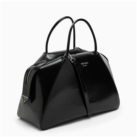 prada handbags black|large black Prada handbags.